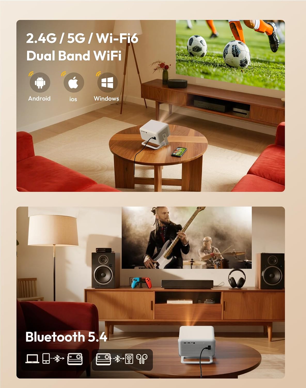 Full HD Support Projector N Pro