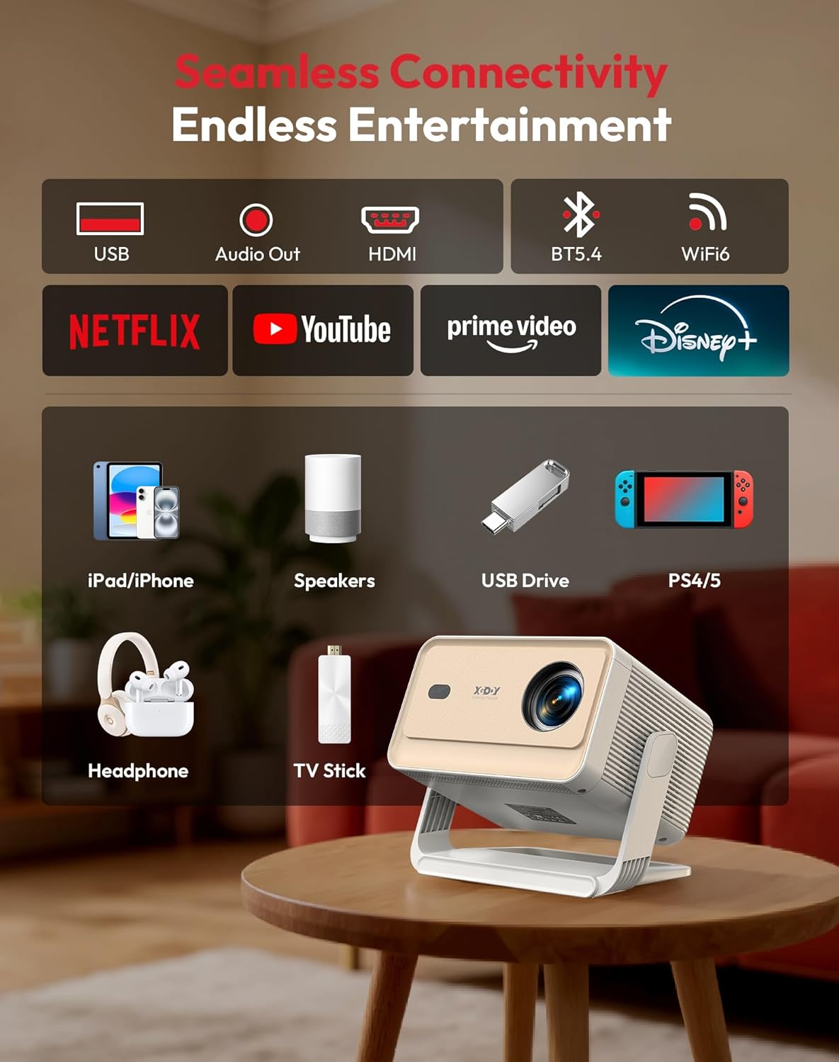 Full HD Support Projector N Pro